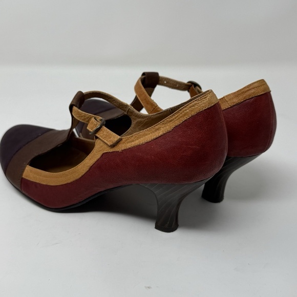 jeffrey campbell womens colorblock leather Maryjane anthropologie US 9 flapper - Picture 10 of 16